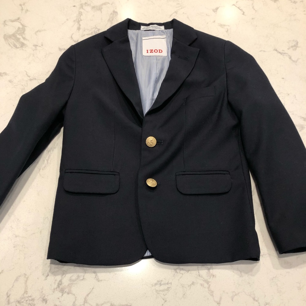 Izod navy blazer boy’s size 6